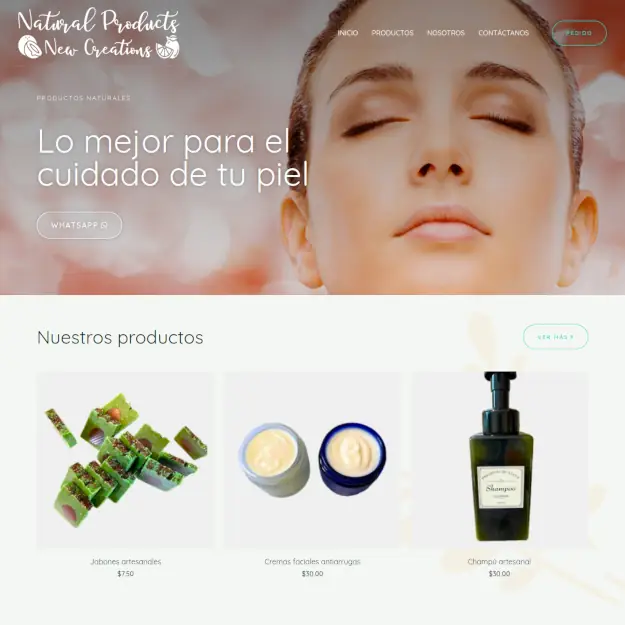 Natural Products New Creations - Productos Naturales para el Cuidado de la Piel
